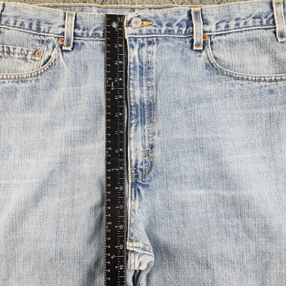 Levi's Jeans Men's 38x32 Blue Regular Fit Y2K Straight Leg Cowboy American Denim - Picture 7 of 10